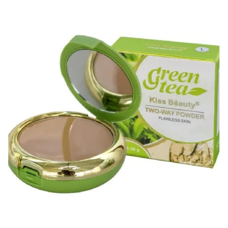 Kiss Beauty Green Tea 2 in 1 Powder