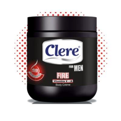 Clere Men Body Cream Fire 300ml